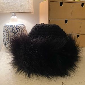 NWT ANTHROPOLOGIE FAUX FUR HAT